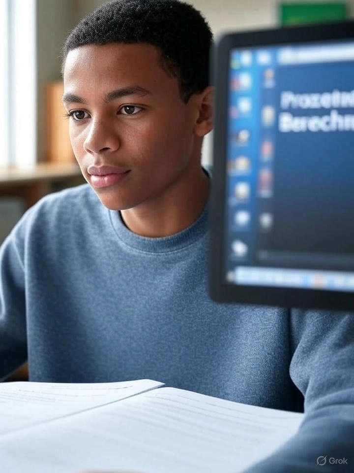 Prozentsatz Berechnen für einfache Prozentermittlung