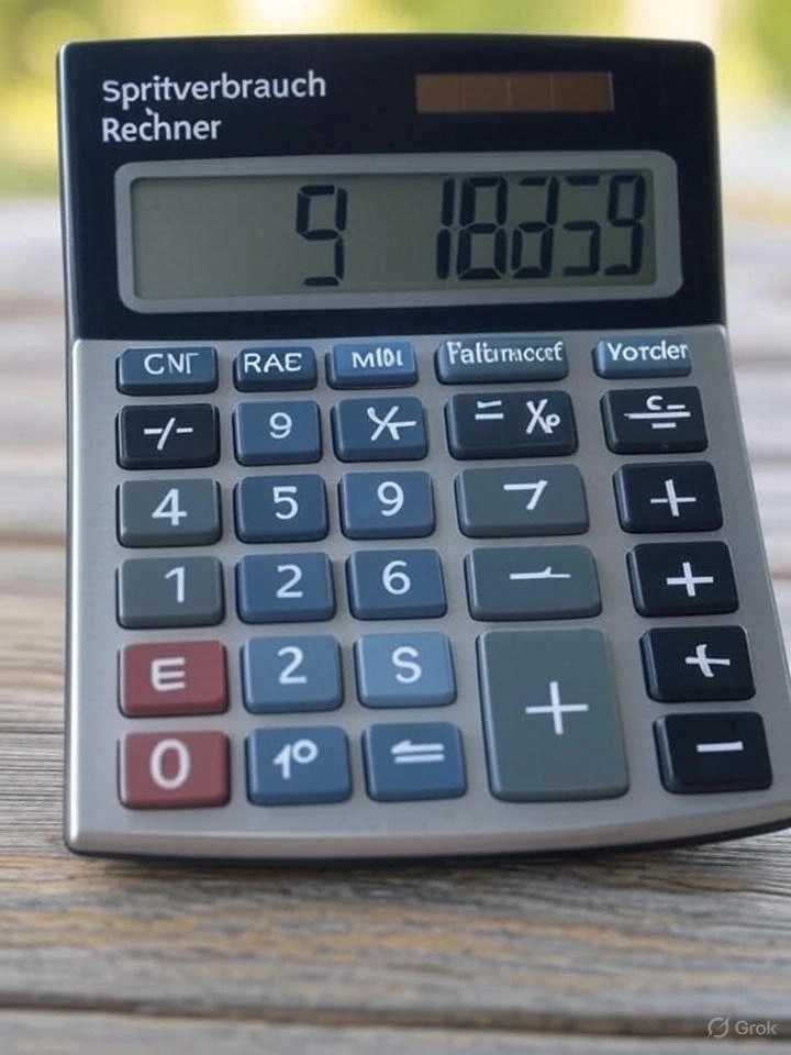Spritverbrauch Rechner für schnelle Verbrauchsberechnung
