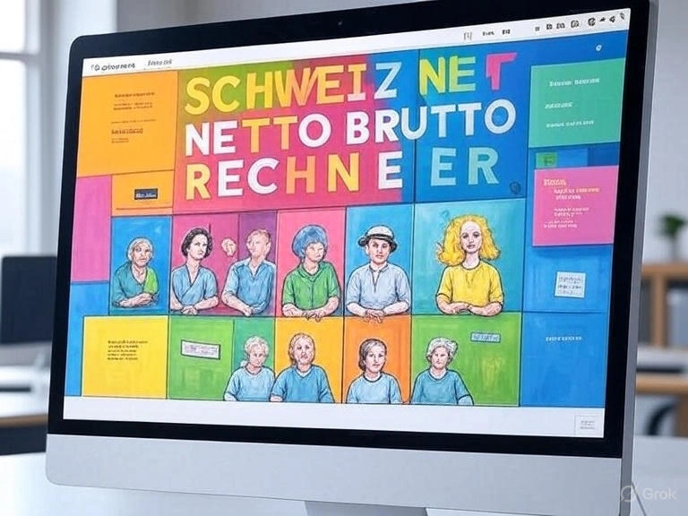 Schweiz Netto Brutto Rechner – Genau und schnell Ihr Nettolohn berechnen